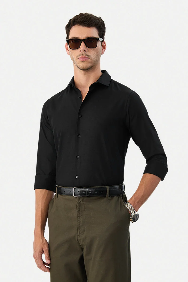 SNITCH Slim Fit 100% Cotton Luxe Shirt